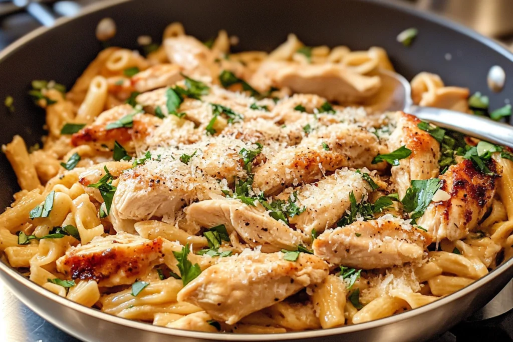  Creamy Garlic Parmesan Chicken Pasta