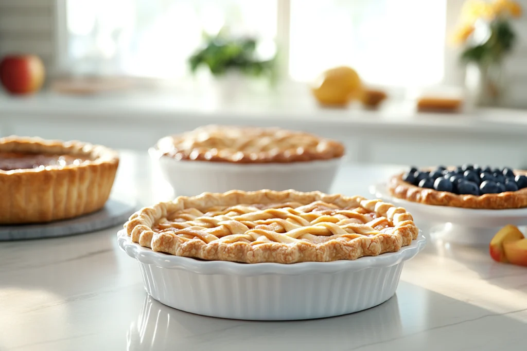  If you're asking what kind of pie has the least amount of sugar, consider berry-based pies.
