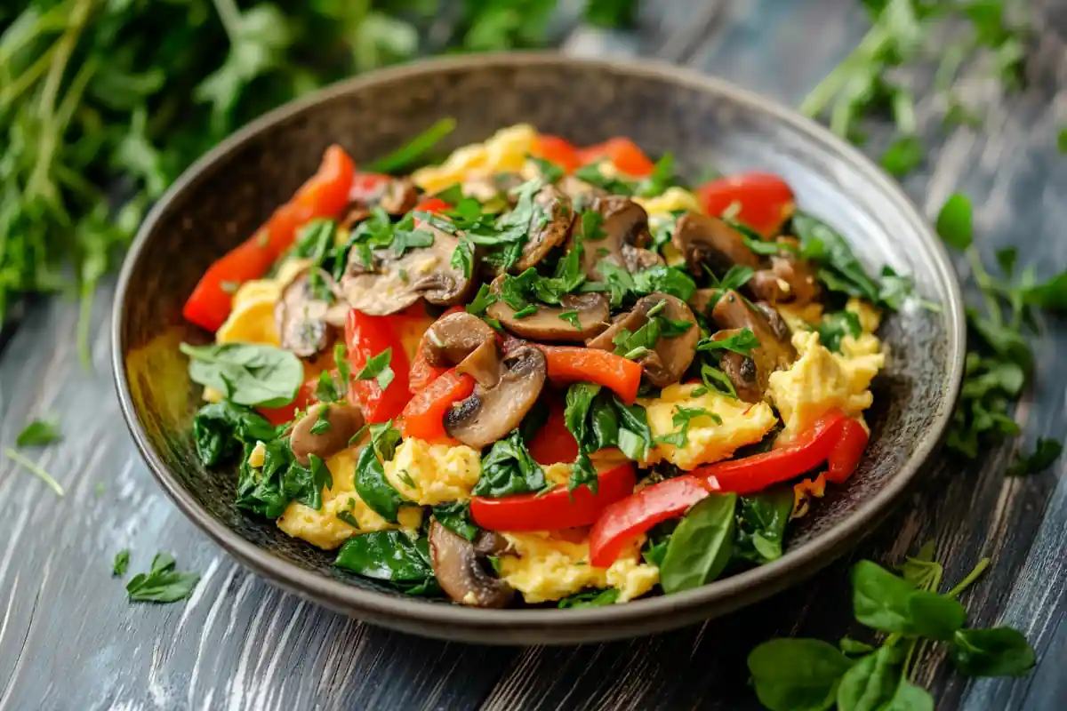 Weight loss breakfast scrambled eggs